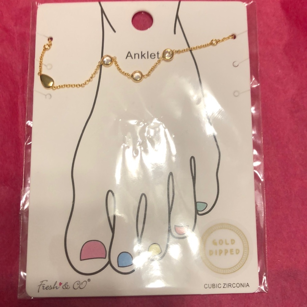 Fresh & Co Gold Dipped Anklet